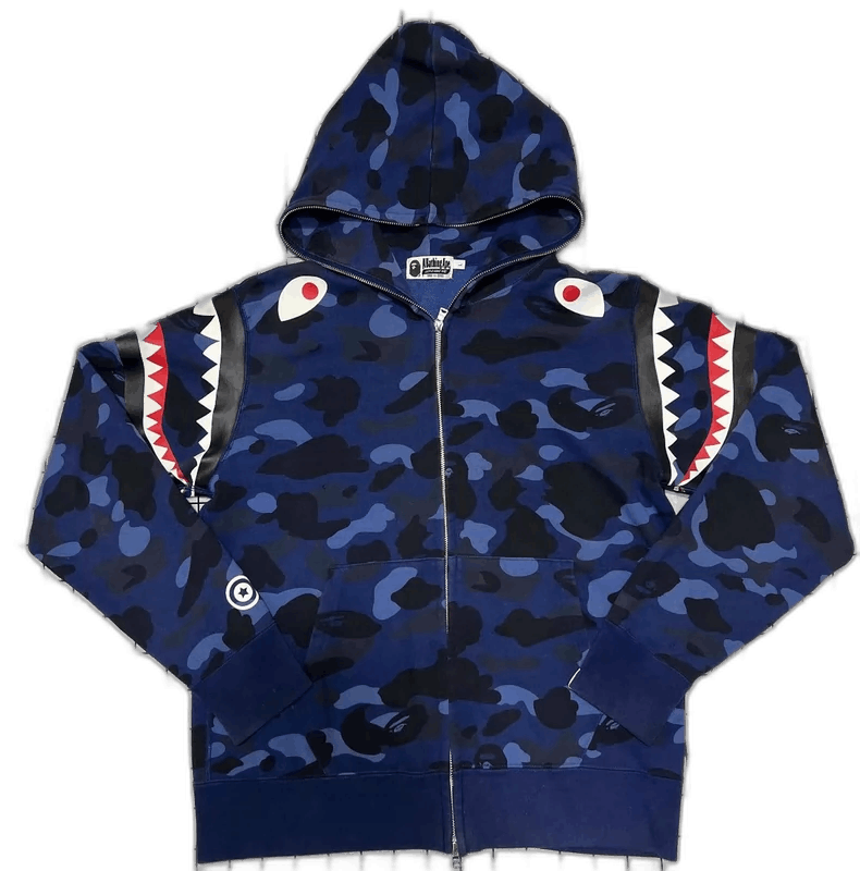 Bape Bape Camo Shark Hoodie Night Glow Design Size US L / EU 52-54 / 3 - 1 Thumbnail