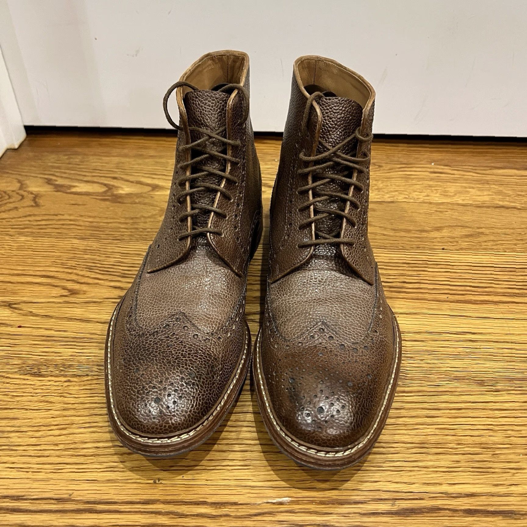 LLOYD Lloyd Wingtip Boots Brown Size 8.5 Men Shoe Size US 8.5 / EU 41-42 - 2 Thumbnail