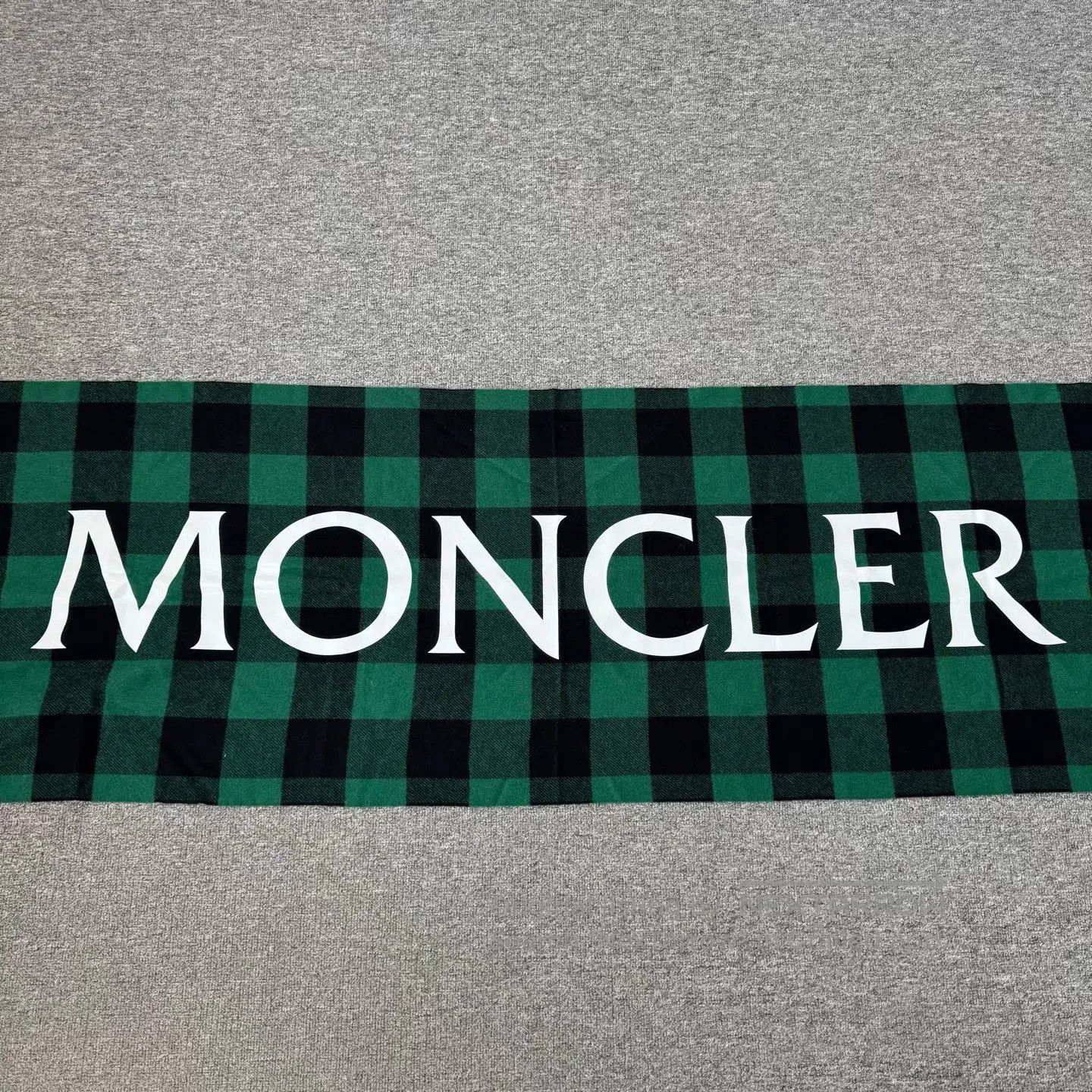 Moncler Moncler Alphabet logo patterned cashmere shawl-scarf| Size ONE SIZE - 3 Thumbnail