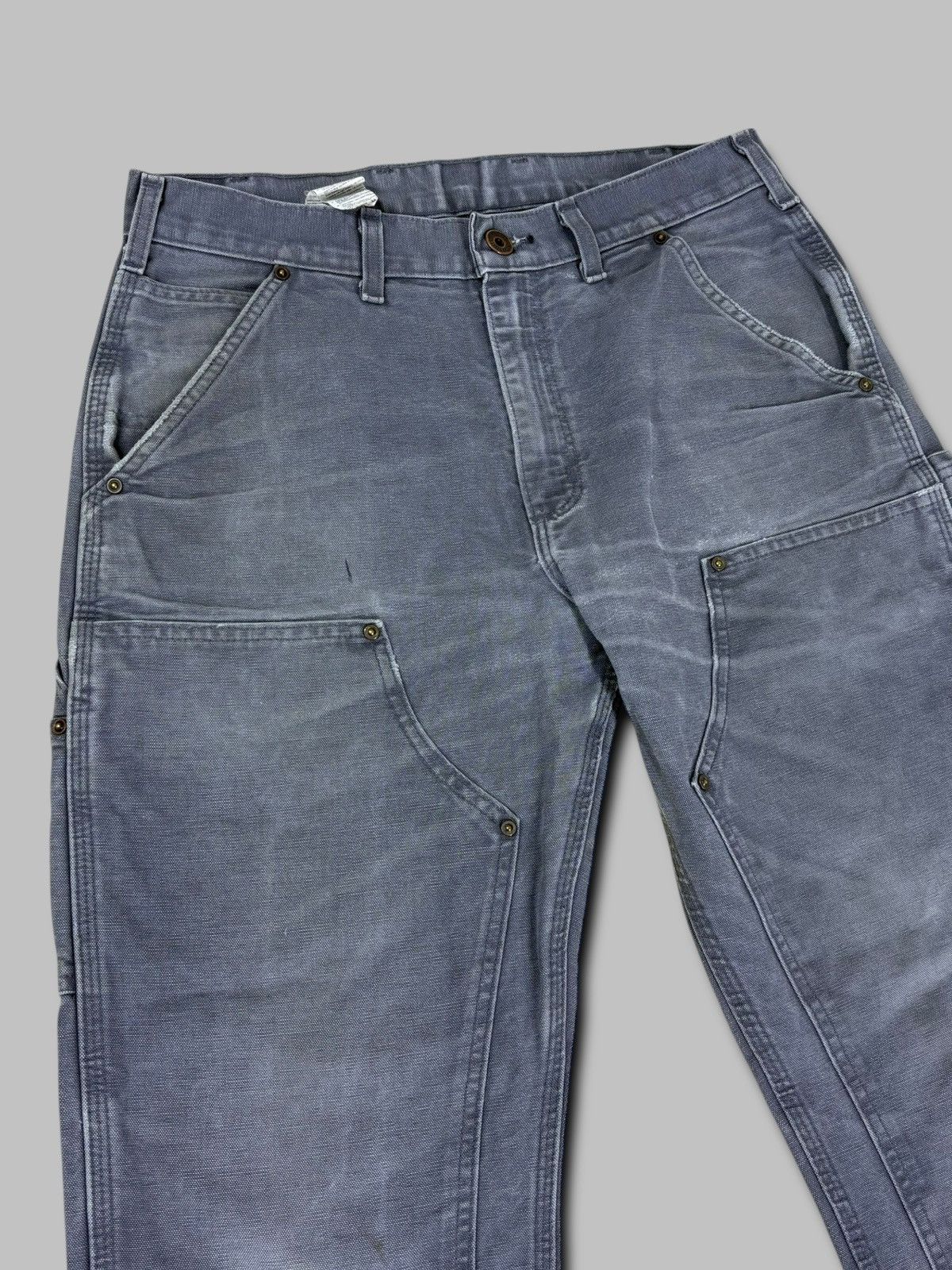 Carhartt Carhartt Distressed Double Knee Pants Workwear Jeans Size US 34 / EU 50 - 3 Thumbnail