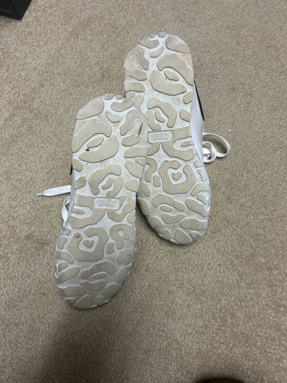 Alexander McQueen Alexander Mcqueen Leather Court Sneakers Size US 8.5 / EU 41-42 - 6 Thumbnail