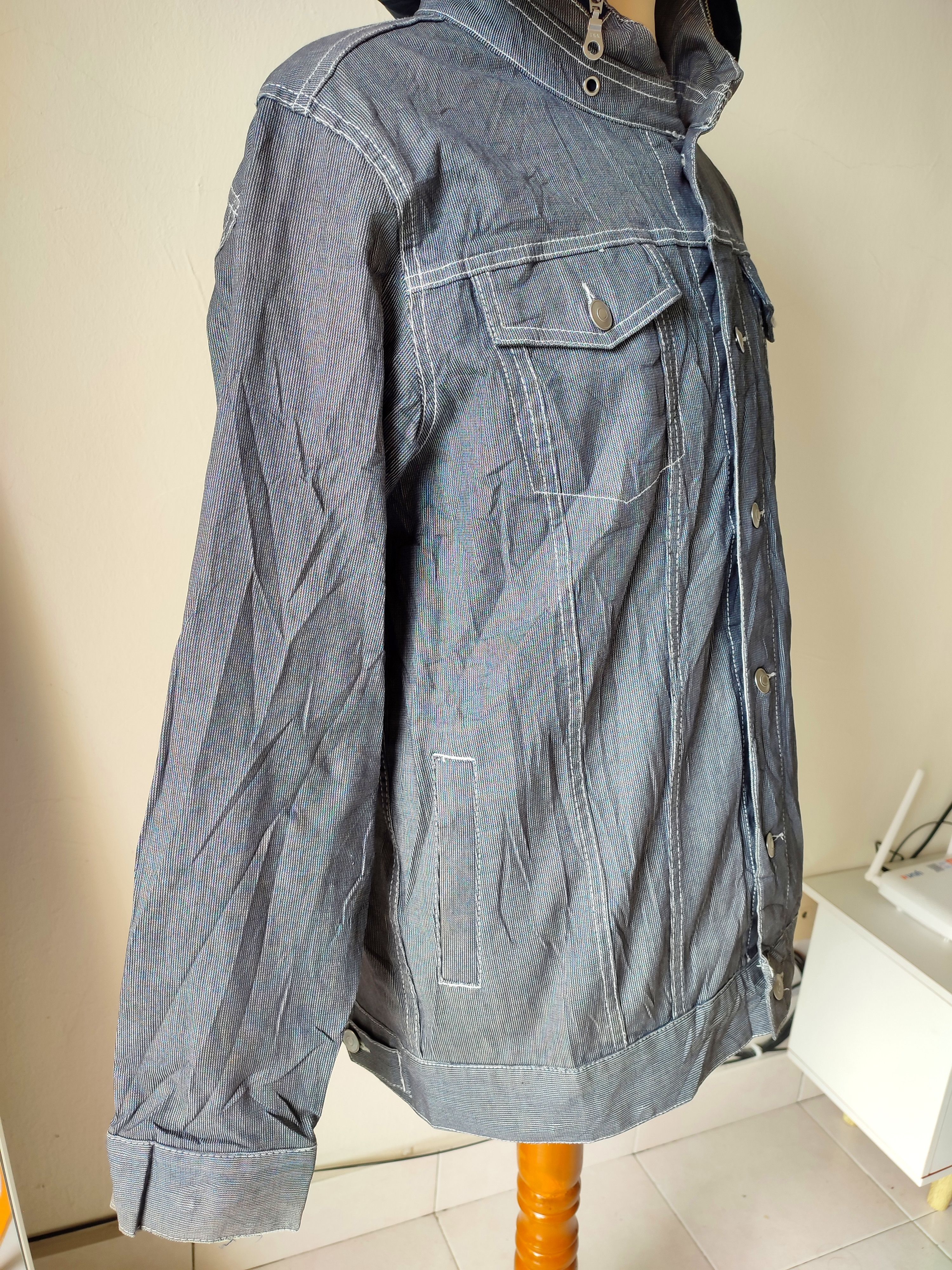 Japanese Brand The Shop TK Button Up Shirt Hickory Design Size US L / EU 52-54 / 3 - 8 Thumbnail