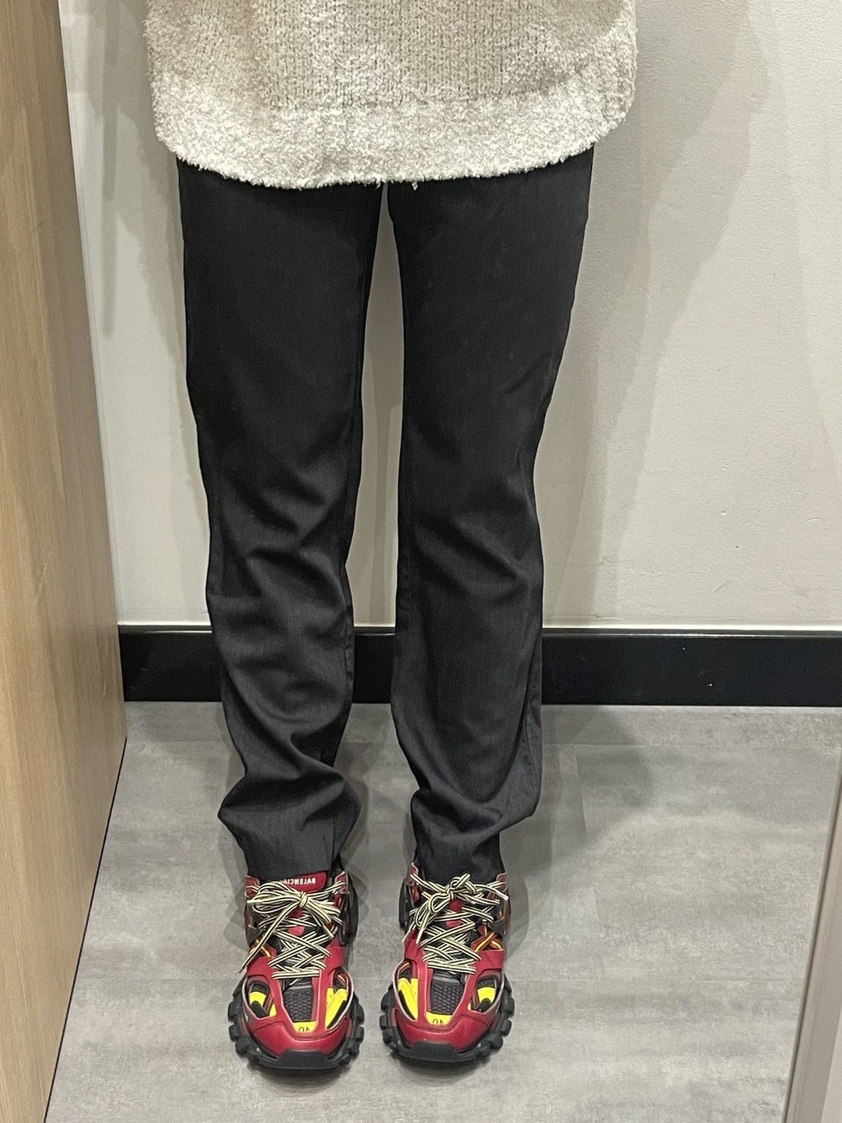 Dolce & Gabbana Dolce & Gabbana Dark Grey Wool Back Pocket Casual Pants Size US 30 / EU 46 - 3 Thumbnail
