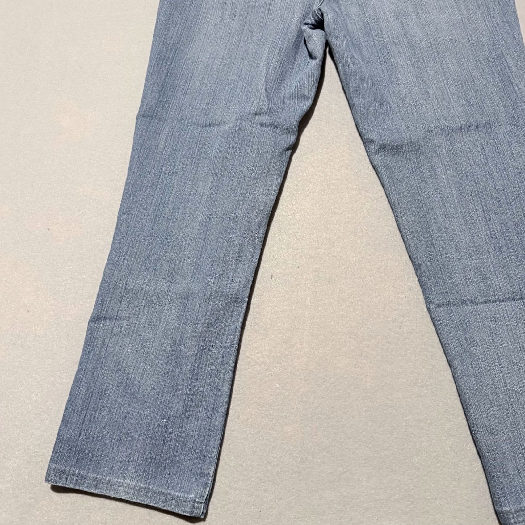 Gloria Vanderbilt Gloria Vanderbilt Amanda Jeans Womens Blue Denim Stretch High Rise Straight - 10 Size 32" / US 10 / IT 46 - 7 Thumbnail