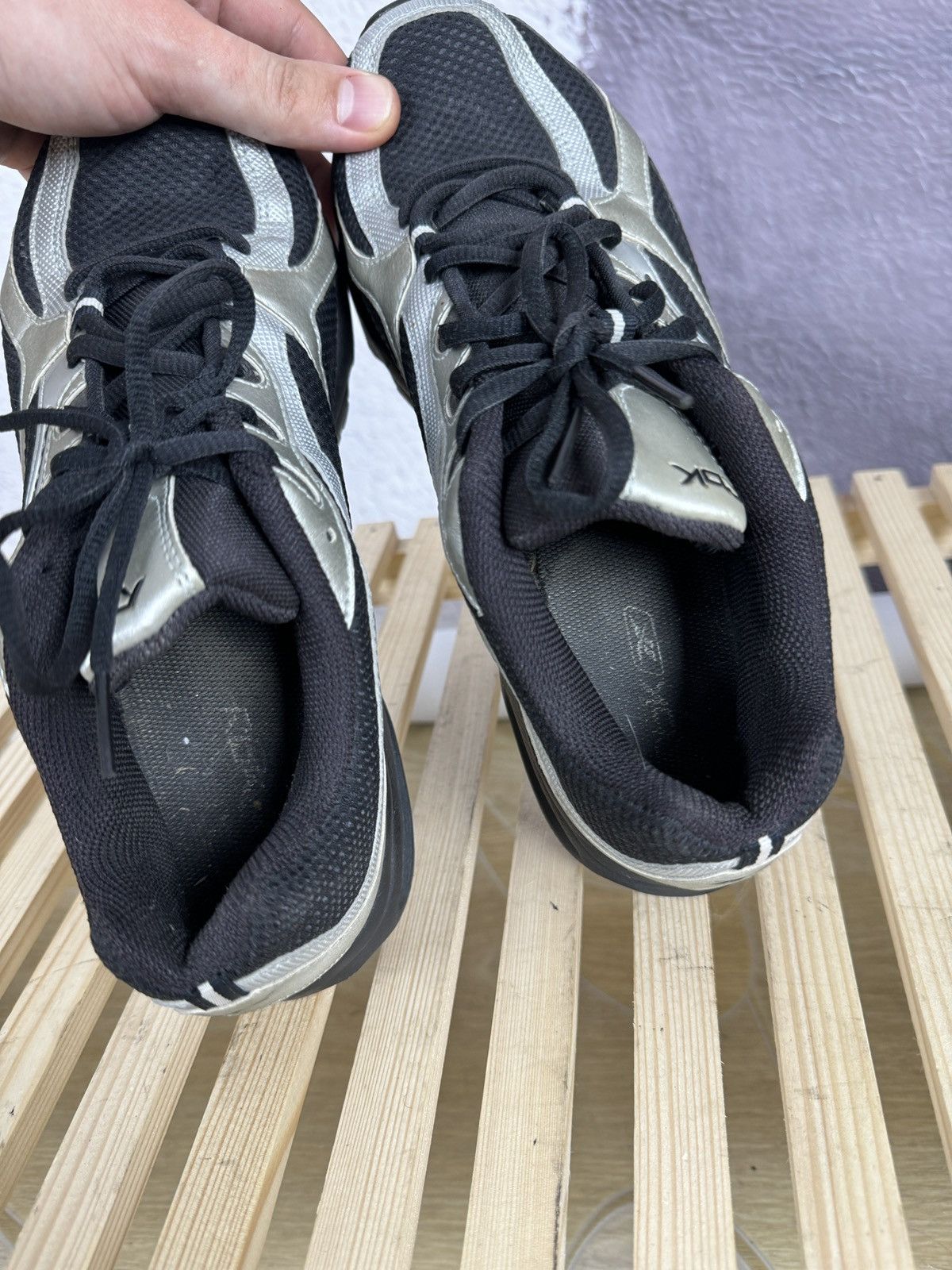Reebok Reebok Dmx vintage black silver low top sneakers Size US 7.5 / EU 40-41 - 11 Thumbnail
