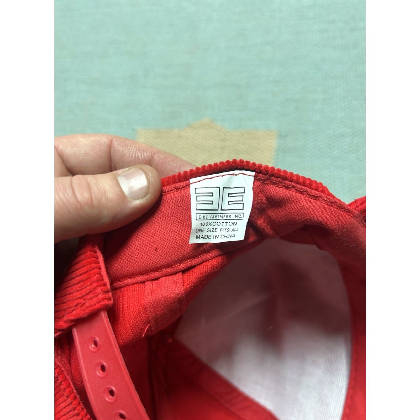 Vintage VINTAGE SnapBack Hat Corduroy Cap bob Evans restaurant food red adjustable Men Size ONE SIZE - 7 Thumbnail