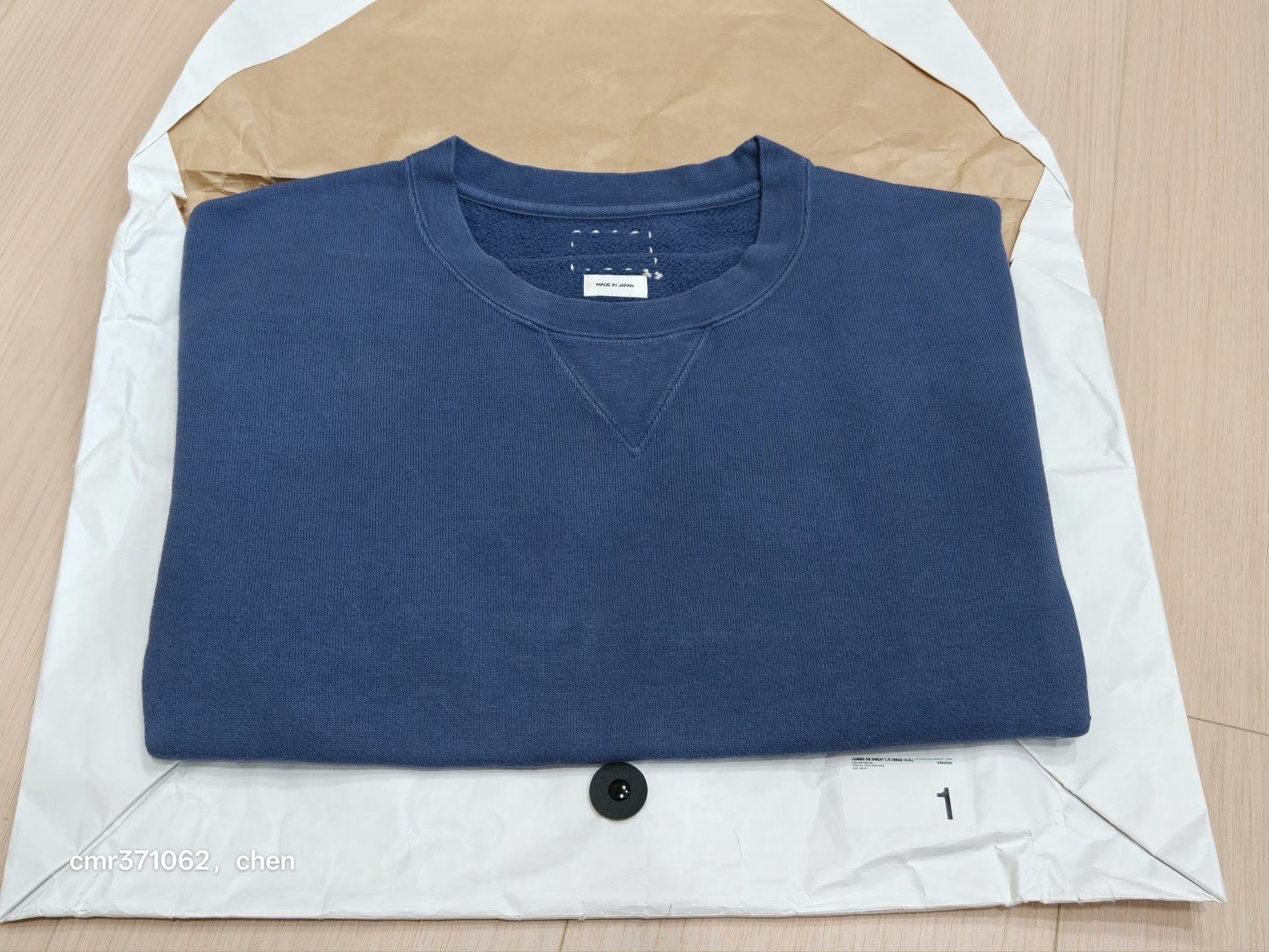Visvim VISVIM 24SS JUMBO SB SWEAT L/S DMGD Size US S / EU 44-46 / 1 - 6 Thumbnail