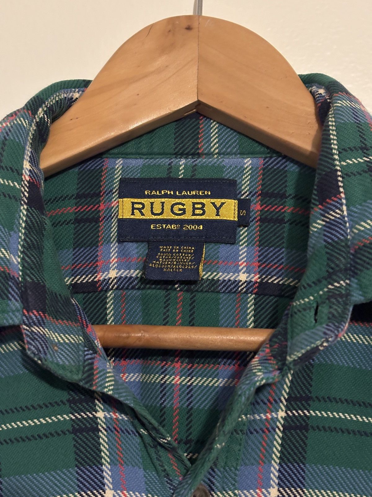 Rugby Ralph Lauren Pyrex Blank Rugby Ralph Lauren Long Sleeve Flannel Shirt Size US S / EU 44-46 / 1 - 4 Thumbnail