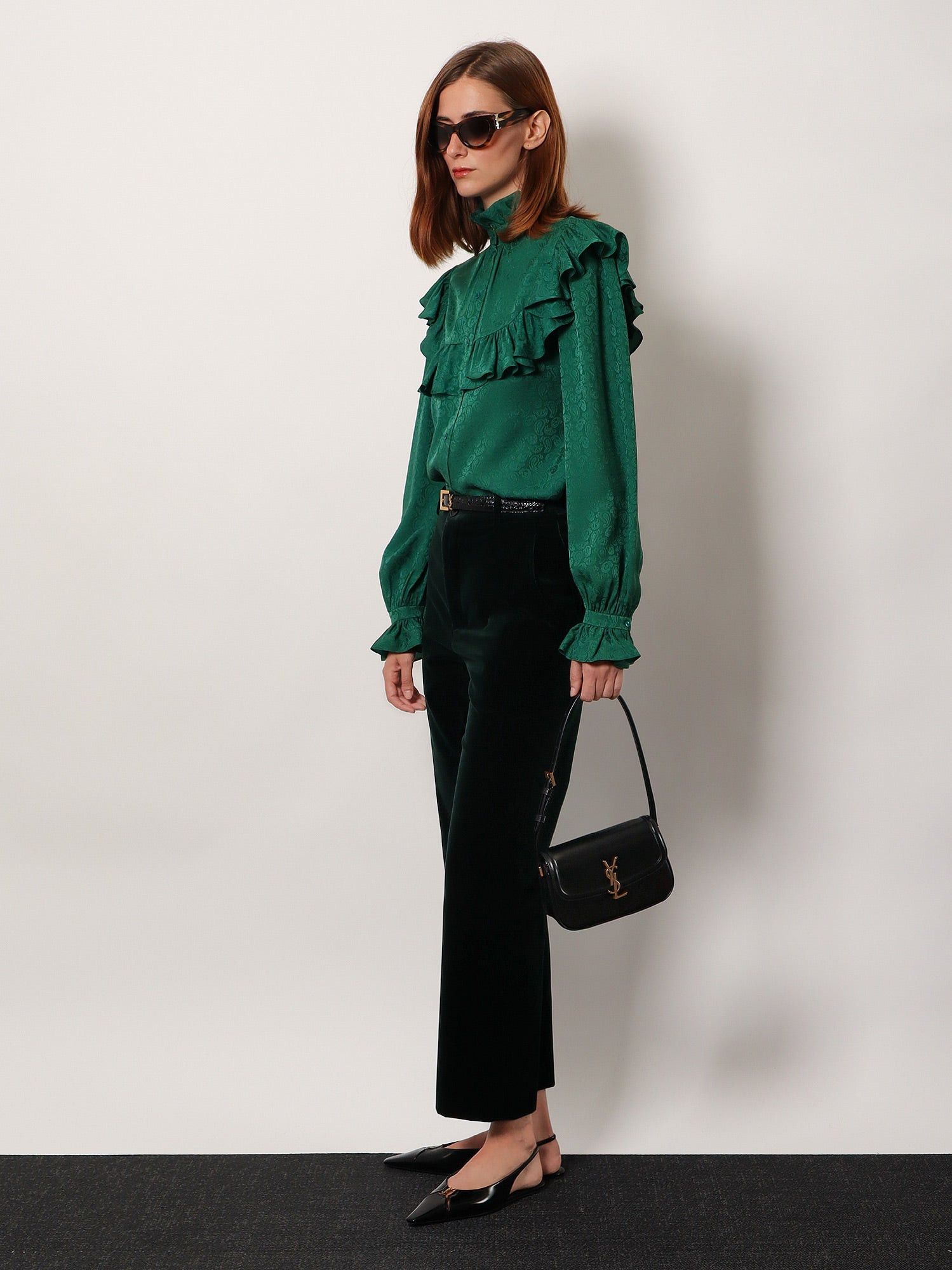 Saint Laurent Paris Solferino Mini Leather Shoulder Bag Size ONE SIZE - 1 Thumbnail