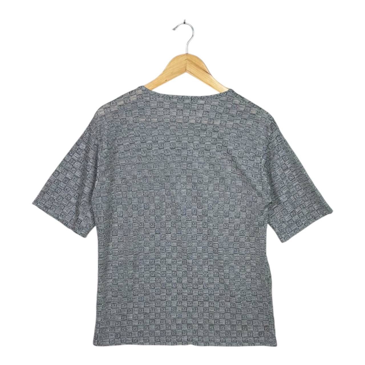 Fendi Fendi Monogram Made in Italy Grey T-Shirt Size US M / EU 48-50 / 2 - 2 Thumbnail