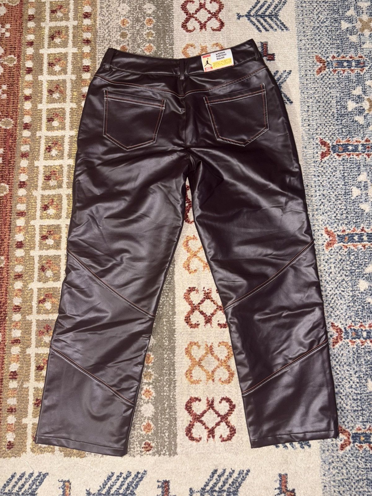 Other Jordan x Maison Chateau Rouge Womens Woven Pants Size 34" / US 12 / IT 48 - 2 Thumbnail