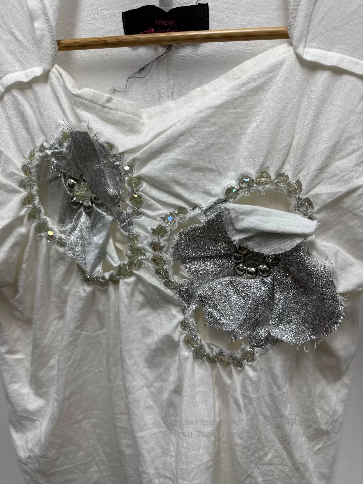 Tricot Comme des Garcons Comme des Garcons Tricot Skull Flower Short Sleeve. Size S / US 4 / IT 40 - 2 Thumbnail