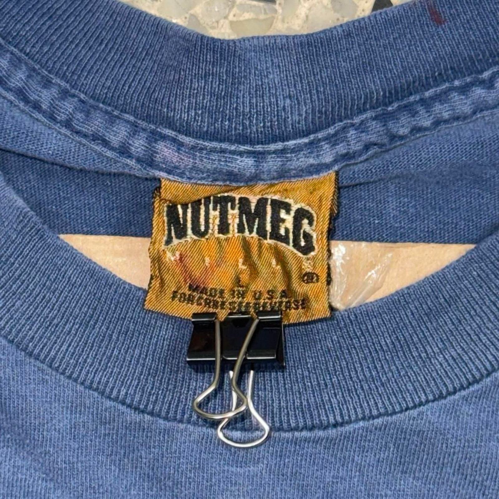 Vintage VINTAGE 90S SINGLE STITCH NUTMEG UNIVERSITY OF MICHIGAN TEE: Size US L / EU 52-54 / 3 - 4 Thumbnail