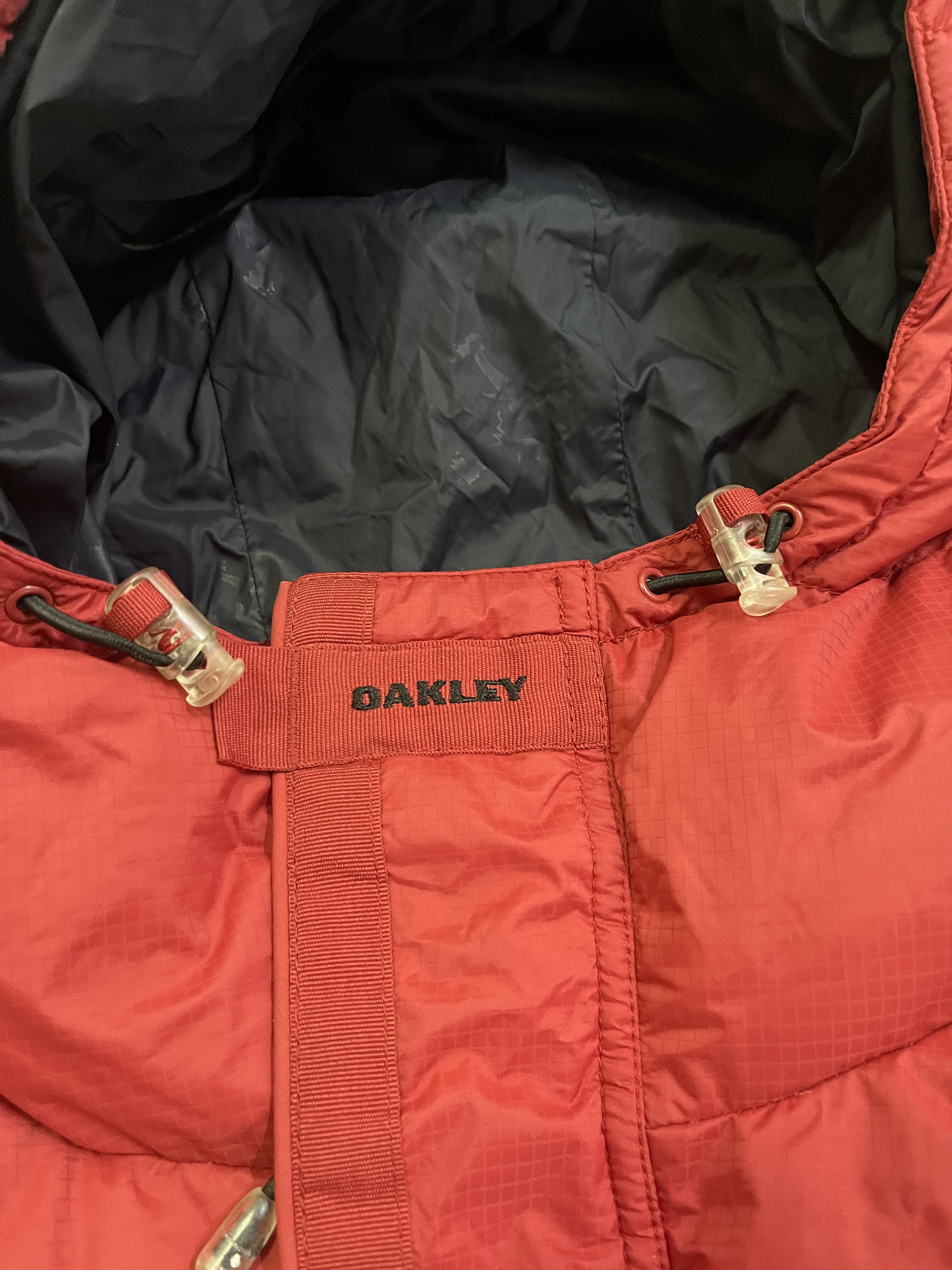 Oakley × Vintage Red Oxblood Oakley Down Puffer Jacket Travis Scott Size US XL / EU 56 / 4 - 11 Thumbnail