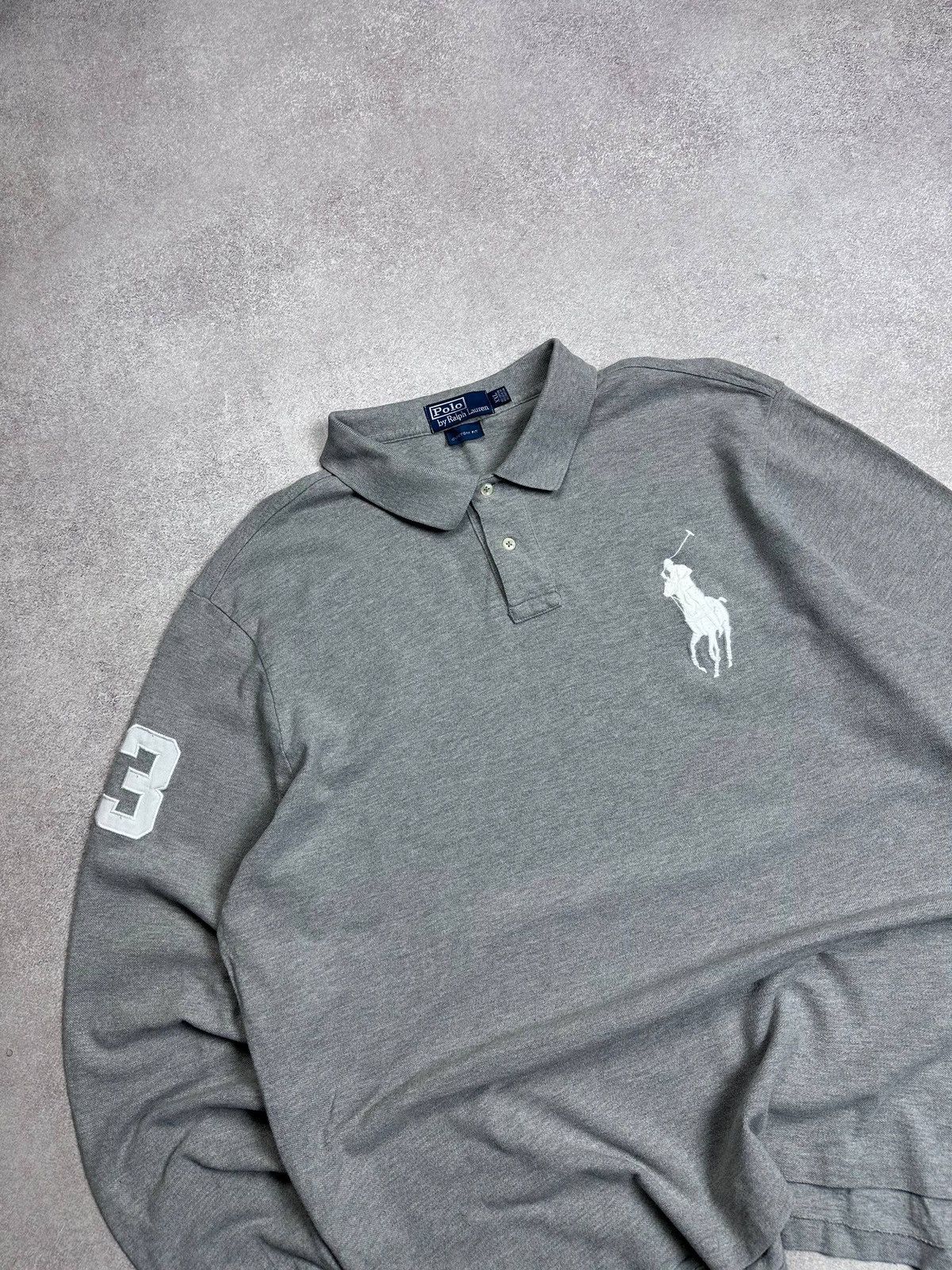 Polo Ralph Lauren Vintage Polo Ralph Lauren Big Pony Rugby Longsleeve Shirt Size US XXL / EU 58 / 5 - 3 Thumbnail