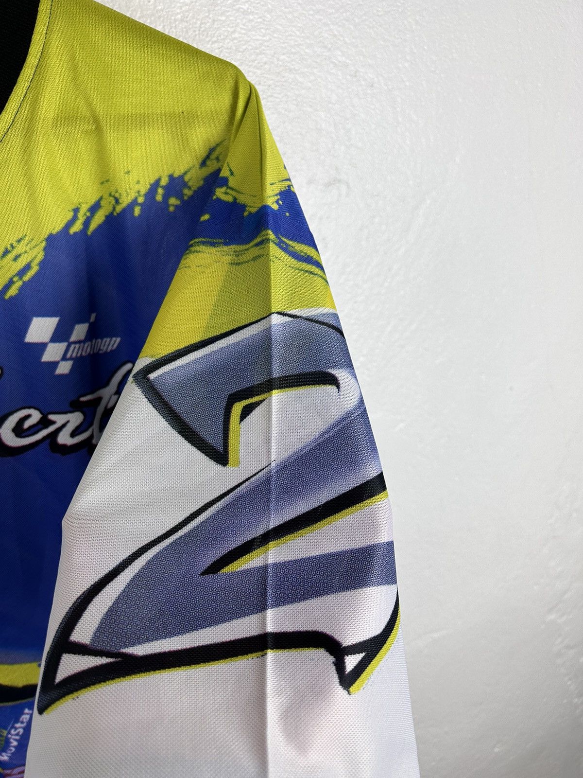 Vintage 00s Vintage 2000 MotoGP Kenny Roberts AOP Racing Jersey Size US XXL / EU 58 / 5 - 3 Thumbnail