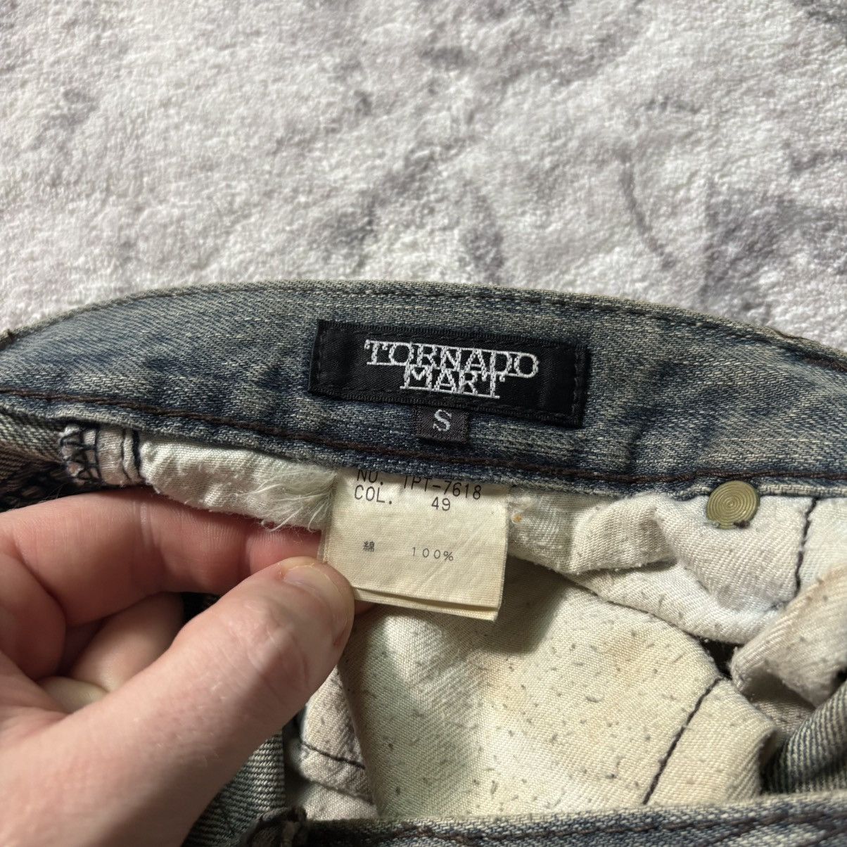 Tornado Mart Tornado Mart Buttoned Studded Flared Denim Jeans Blue | S Size US 30 / EU 46 - 13 Thumbnail