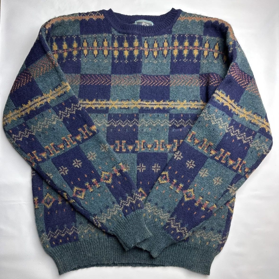 Vintage vintage woolrich 100% wool sweater pullover Size US L / EU 52-54 / 3 - 1 Thumbnail