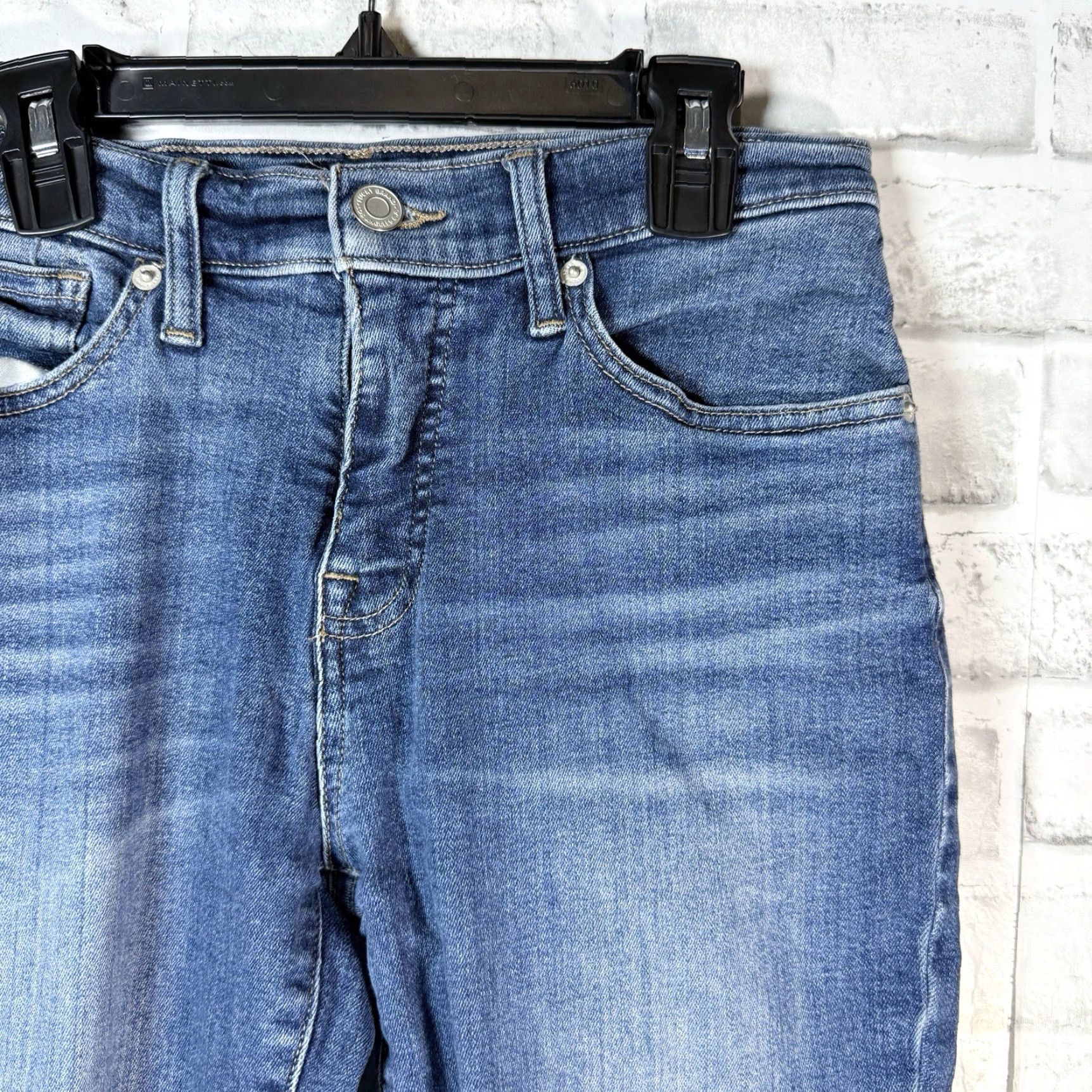 Lucky Brand Lucky Brand Jeans Blue Cotton Mid Rise Skinny Womens 6x28 Size 6 Regular Size 28" / US 6 / IT 42 - 2 Thumbnail