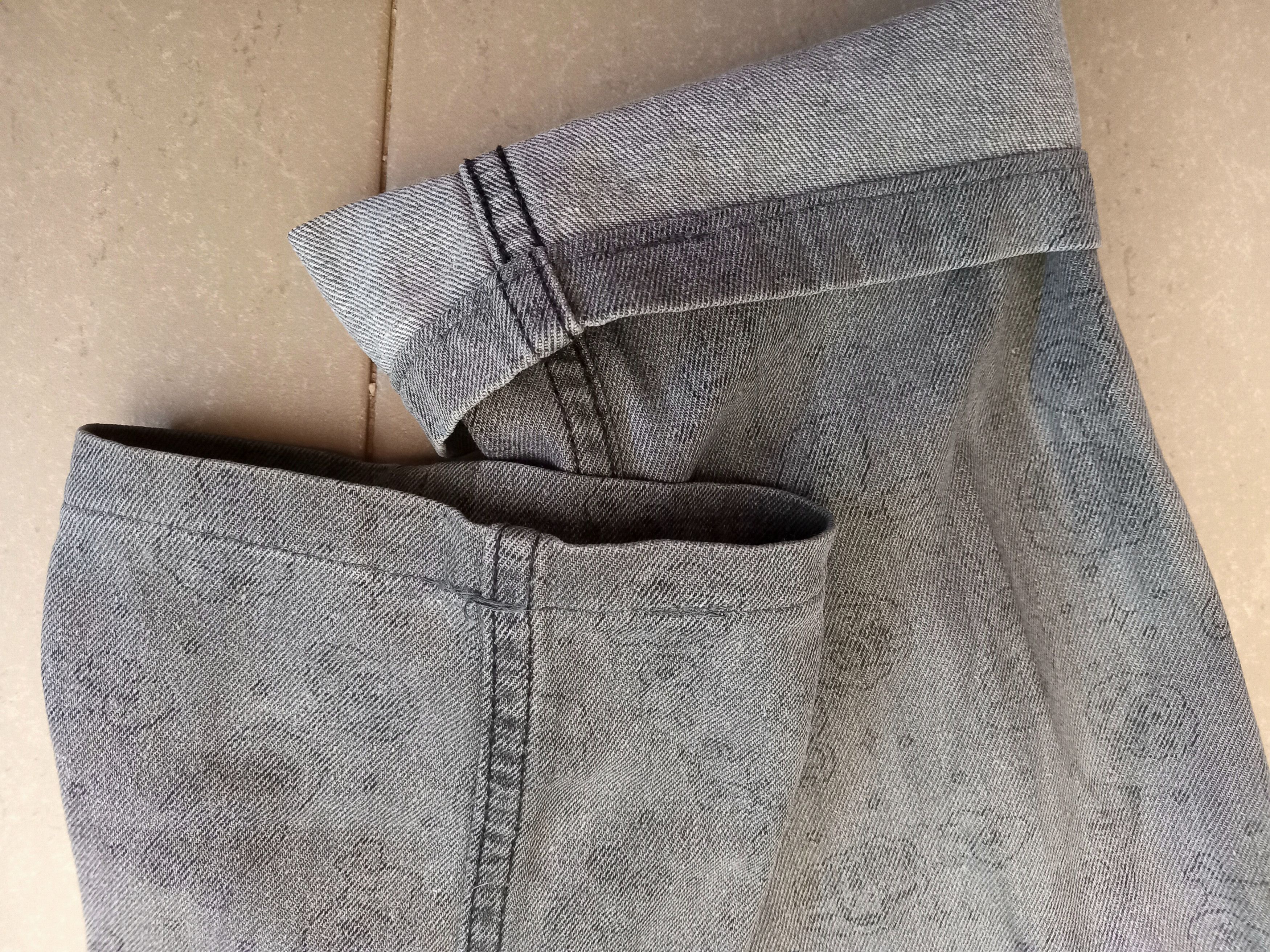 Issey Miyake × Japanese Brand × Ne-Net NE-NET x Suzuki Hiroyuki Japanese Printed Faded Jeans Size US 31 - 14 Thumbnail