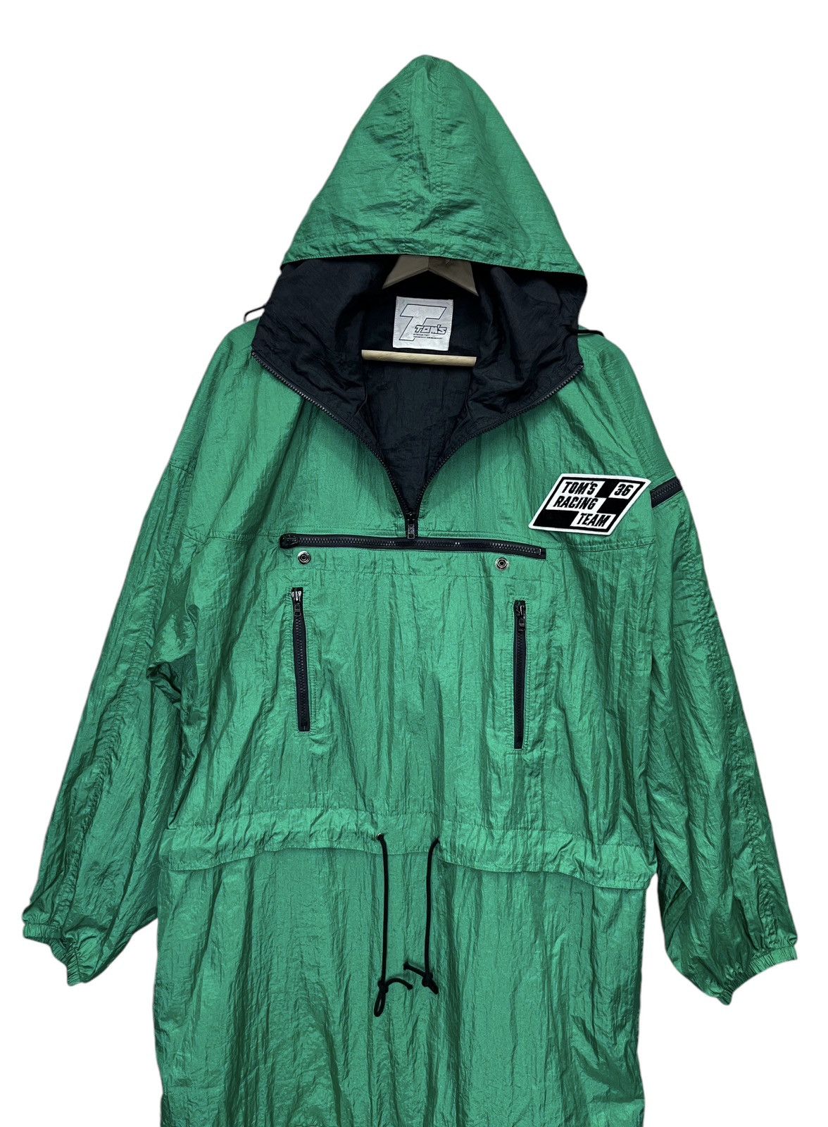 Formula 1 🇯🇵RARE🔥90’s TOM’S RACING Pocketable PouchBag Hoodie Parka Size US L / EU 52-54 / 3 - 8 Thumbnail
