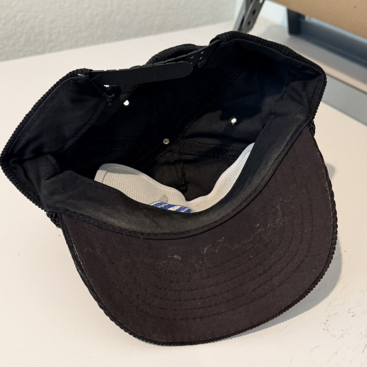 Vintage Vintage Cal Mat Corduroy Hat Snap Back Adjustable 80s Gas Size ONE SIZE - 5 Thumbnail