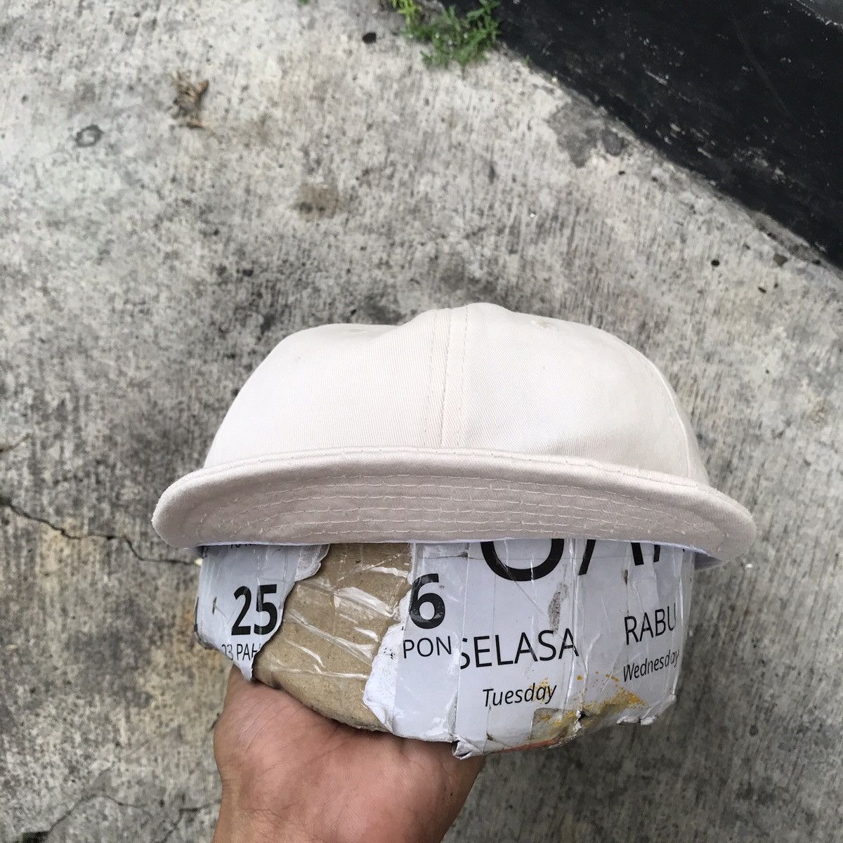 Japanese Brand Blank short brim foldable hat by bangbang. Cycle hat Size ONE SIZE - 12 Thumbnail