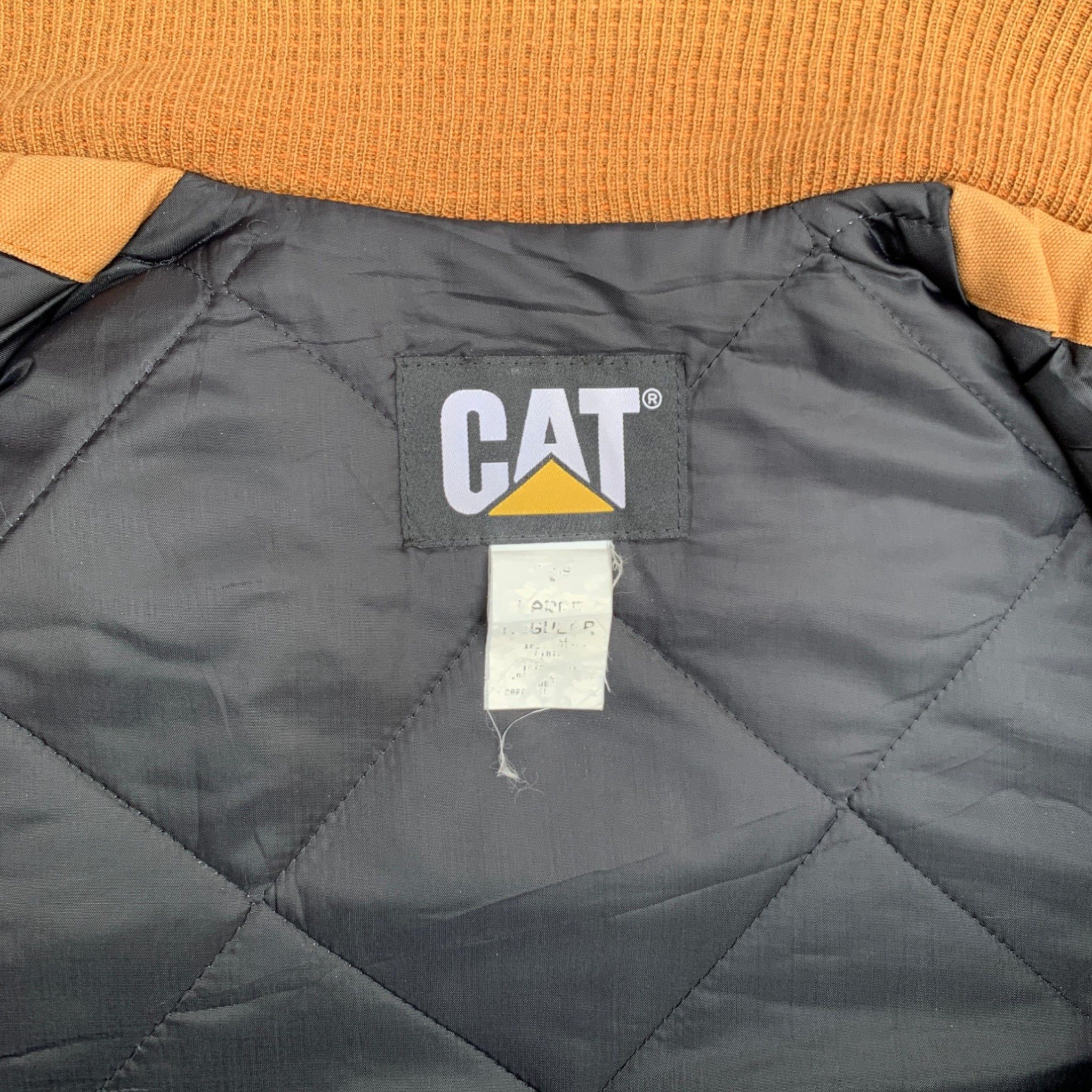Caterpillar × Vintage VTG Work Jacket Caterpillar Duck Canvas Size US L / EU 52-54 / 3 - 5 Thumbnail