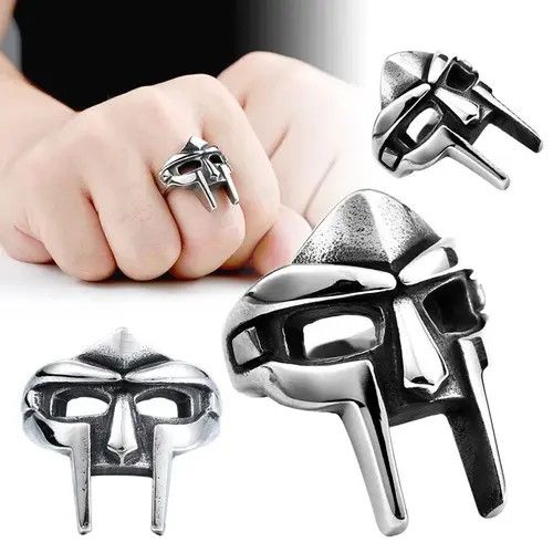 VIBE MF DOOM Ring ( size 7-13) Size ONE SIZE - 4 Thumbnail