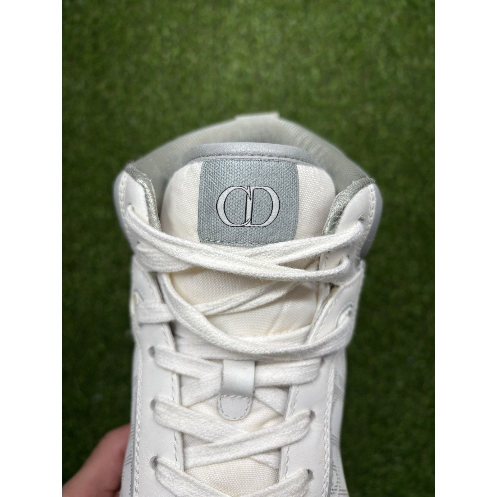 Dior Dior B27 High Top ' White ' Size US 12 / EU 45 - 6 Thumbnail