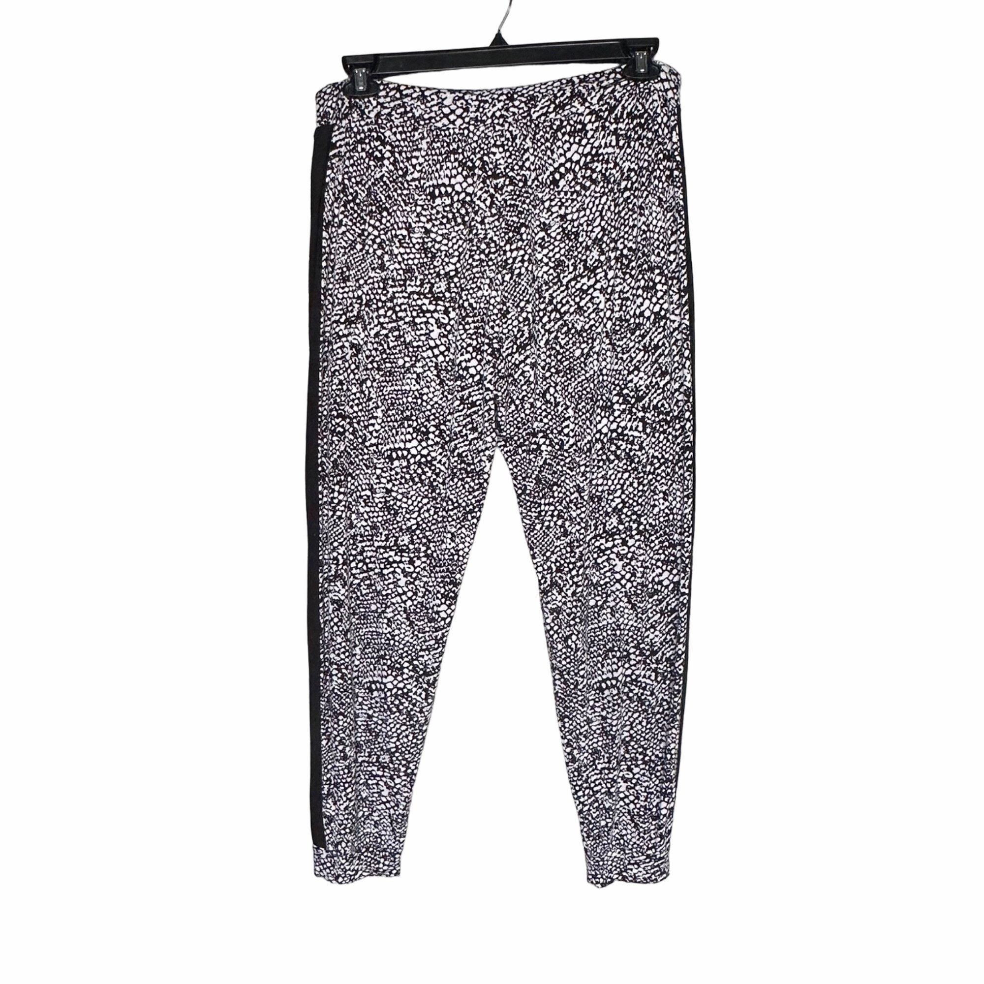 DKNY ⭐DKNY Womens Size L Pajama Pants Star Printed Jersey 2 Pocke Size 29" - 3 Thumbnail