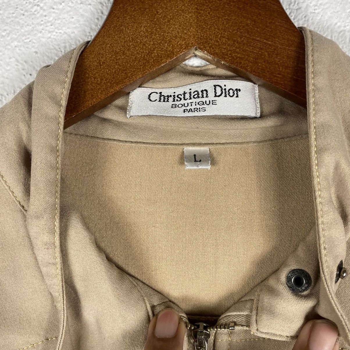 Christian Dior Monsieur × Vintage Vintage Christian Dior Women Zipper Jacket Size L / US 10 / IT 46 - 6 Thumbnail