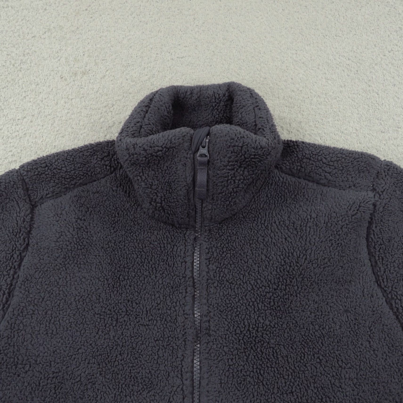 Helly Hansen Helly Hansen Jacket Womens Large Navy Fleece Full Zip Ribbed Side Sherpa Sweater Size L / US 10 / IT 46 - 6 Thumbnail