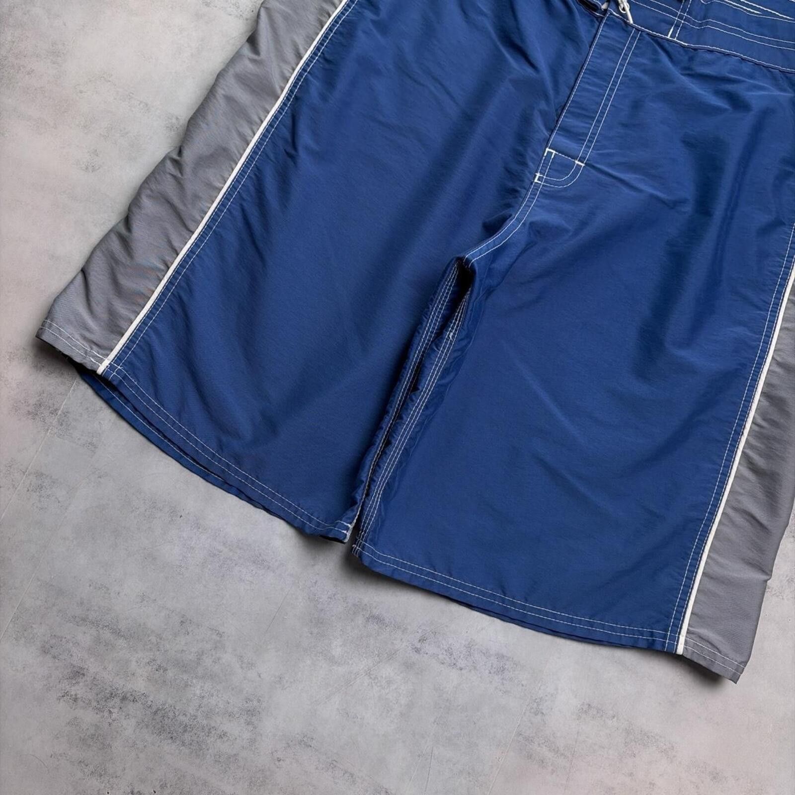 Other Y2K Blue Crazy Shirt Surf Hawaii Grunge Baggy Board Shorts Size US 38 / EU 54 - 3 Thumbnail