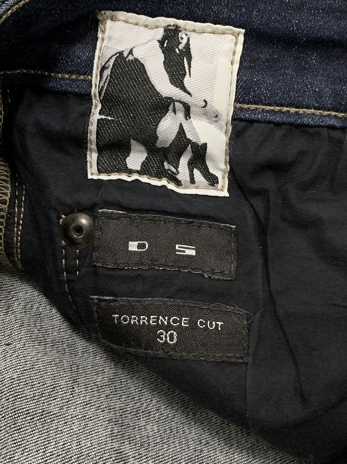 Rick Owens Drkshdw RICK OWENS DRKSHDW TORRENCE UNWASHED BLUE SKINNY/SLIM DENIM Size US 30 / EU 46 - 2 Thumbnail