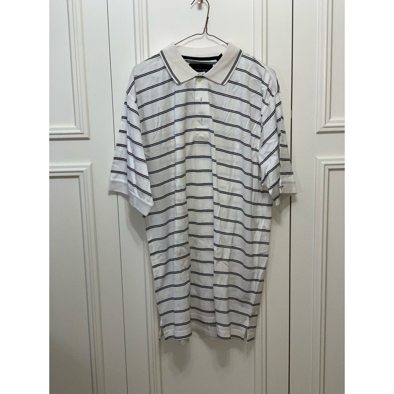 Greg Norman Greg Norman Men's Striped Polo Shirt Multicolor Size Large Size US L / EU 52-54 / 3 - 1 Thumbnail