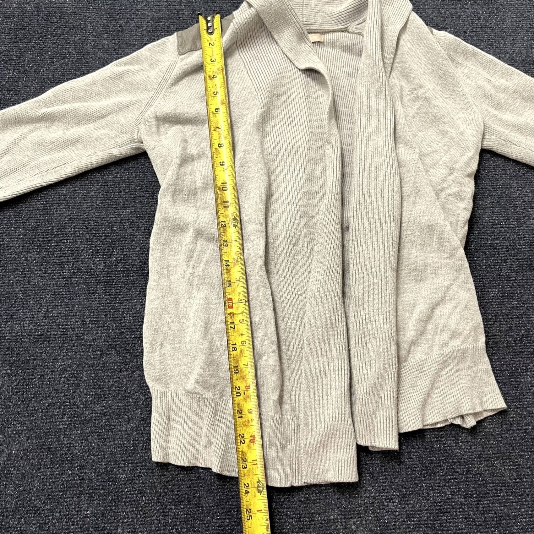 Banana Republic Banana Republic Sweater Womens Medium Gray Open Front Cardigan Knit Size M / US 6-8 / IT 42-44 - 6 Thumbnail