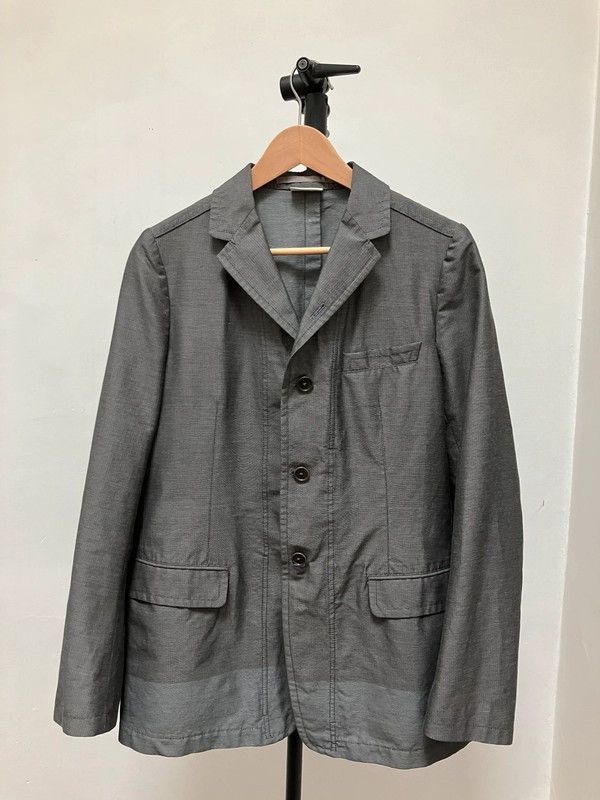 image of Dries Van Noten Jacket Blazer Coat Pocket in Grey, Men's (Size Medium)