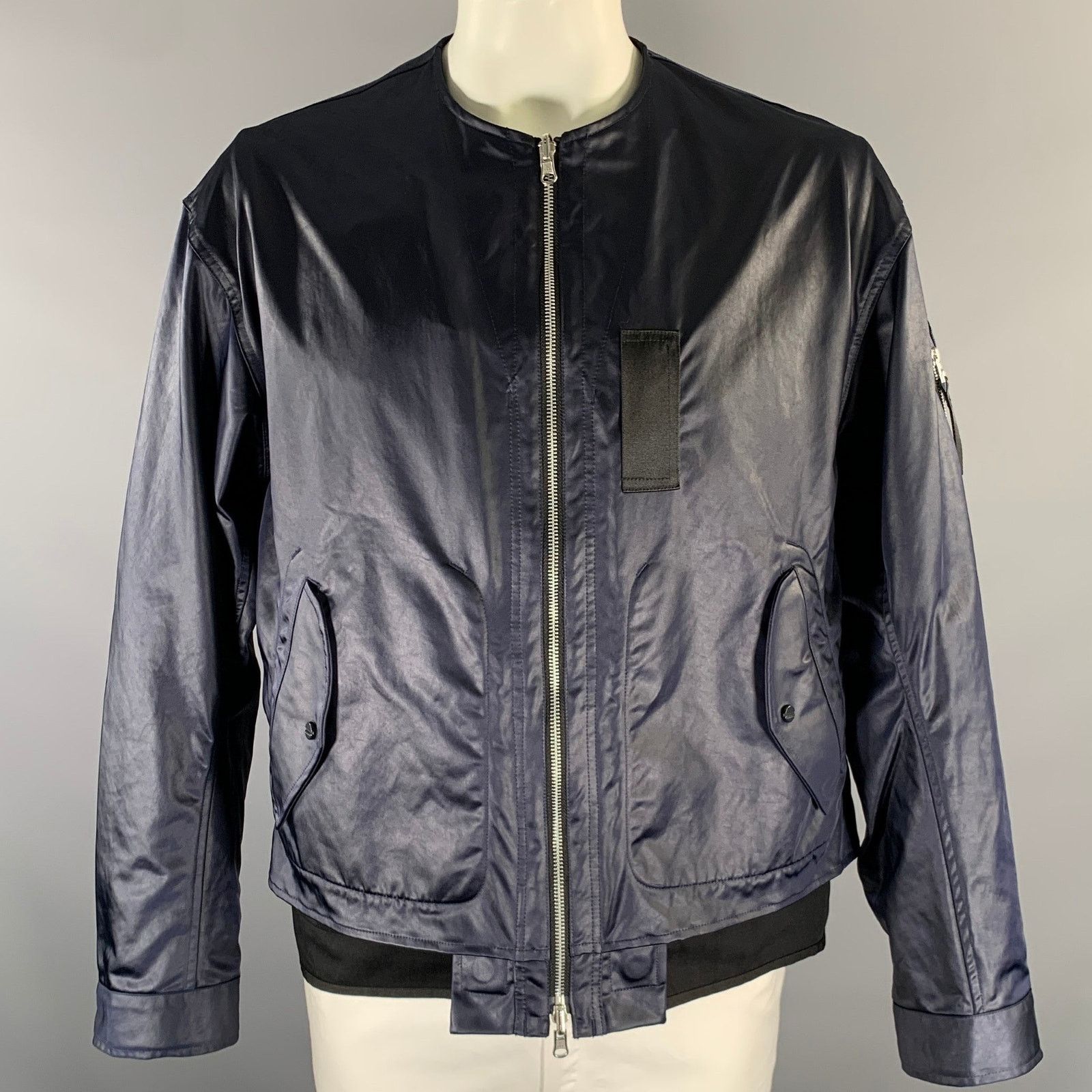 meanswhile MEANSWHILE Size L Navy Black Reversible Jacket Size US L / EU 52-54 / 3 - 1 Thumbnail