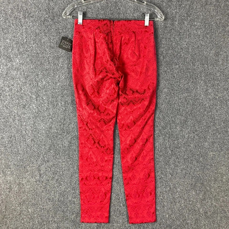 Other Simply Styled Pants Cropped Women's Small Petite Stretch PS Size 26" / US 2 / IT 38 - 7 Thumbnail