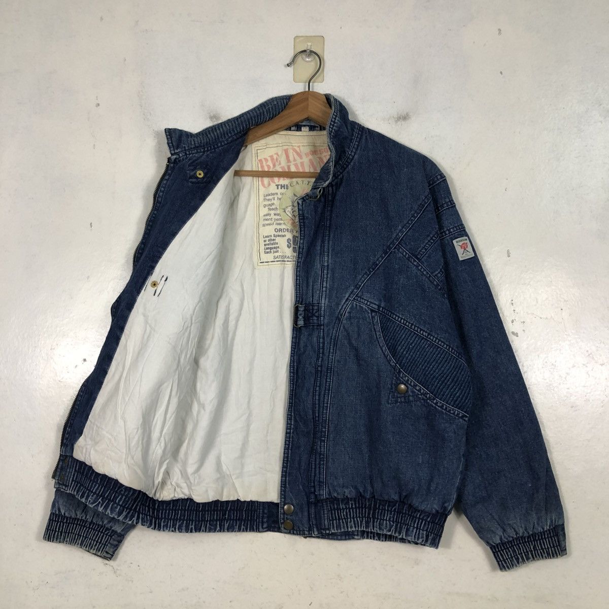 Japanese Brand Biker Bondage Parachute Denim Jacket Bobson Seditionaries Size US L / EU 52-54 / 3 - 13 Thumbnail