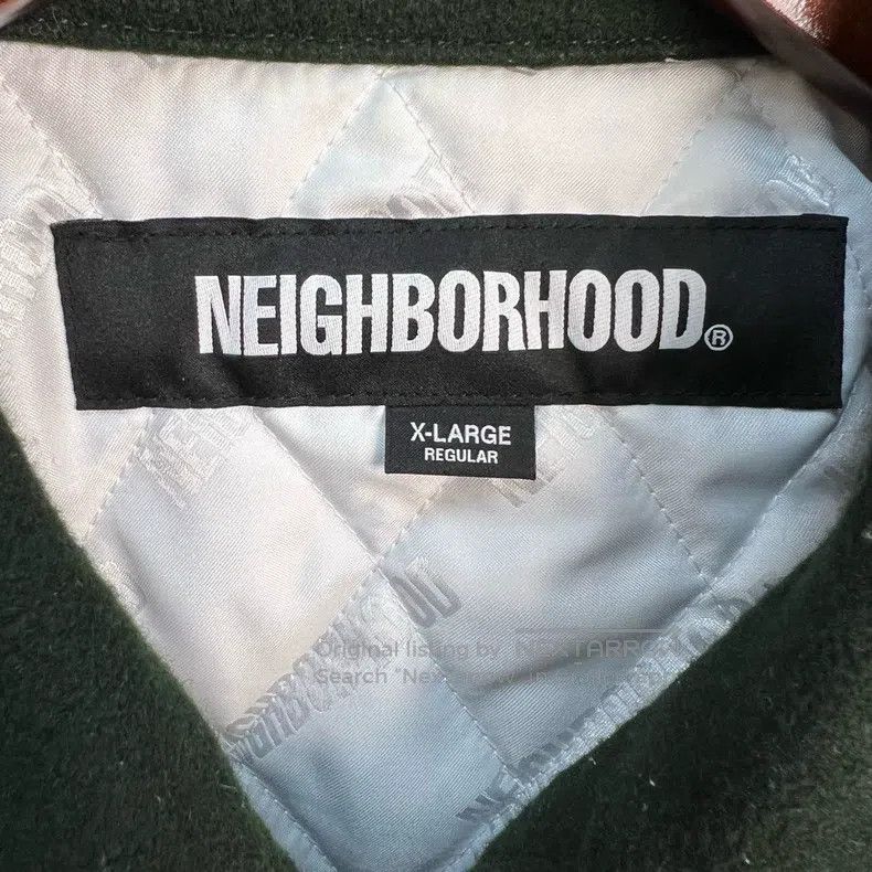 Neighborhood Neighborhood Green Embroidered Wool Jacket Size US XL / EU 56 / 4 - 3 Thumbnail