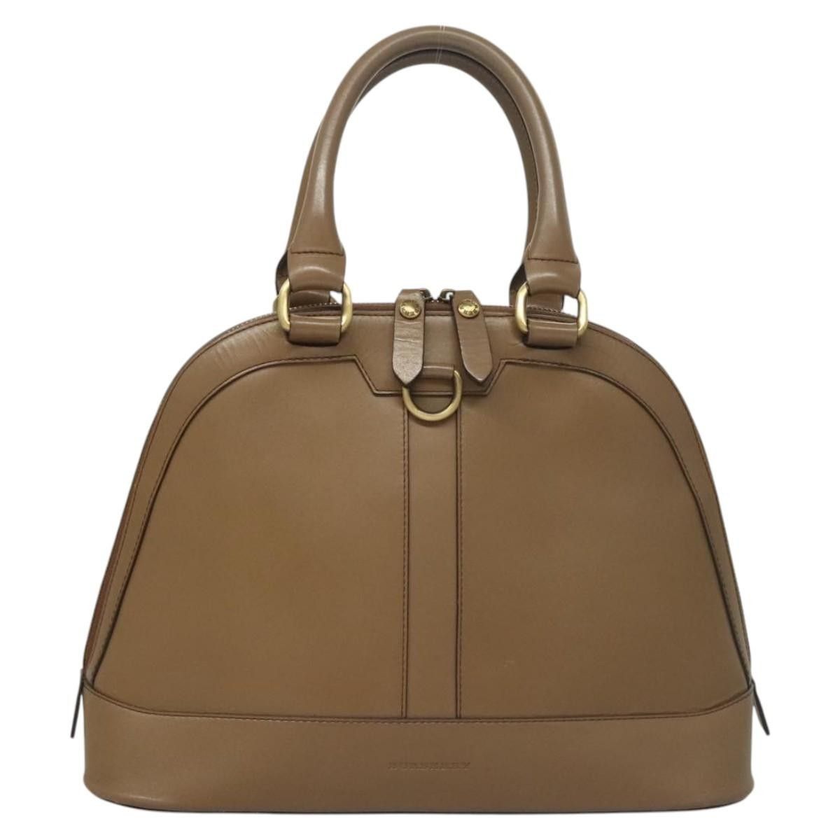Burberry Burberry Vintage Zip Dome Bag Leather Size ONE SIZE - 1 Thumbnail