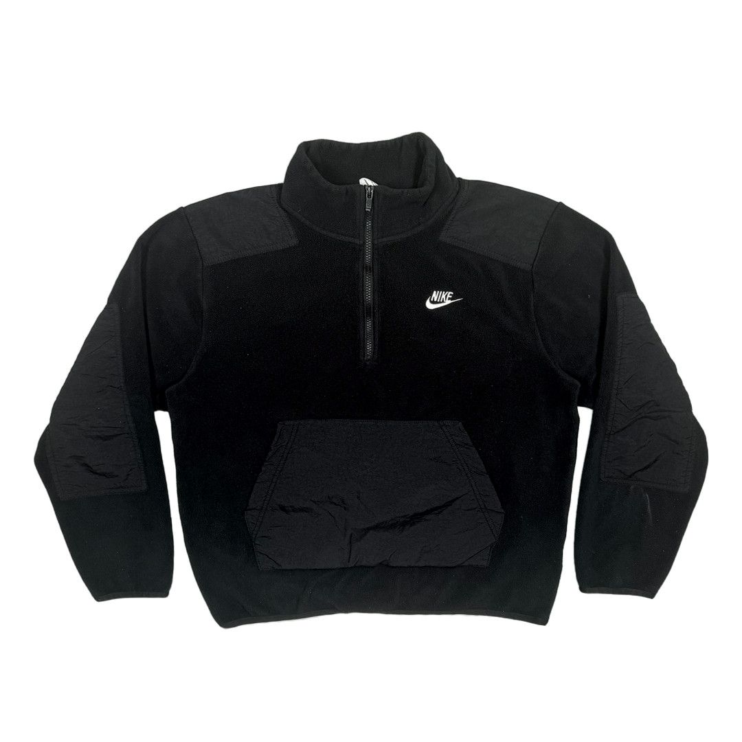 Nike Nike - 1/2 Zip Fleece Pullover Sweatshirt - Black - S Size US S / EU 44-46 / 1 - 1 Thumbnail