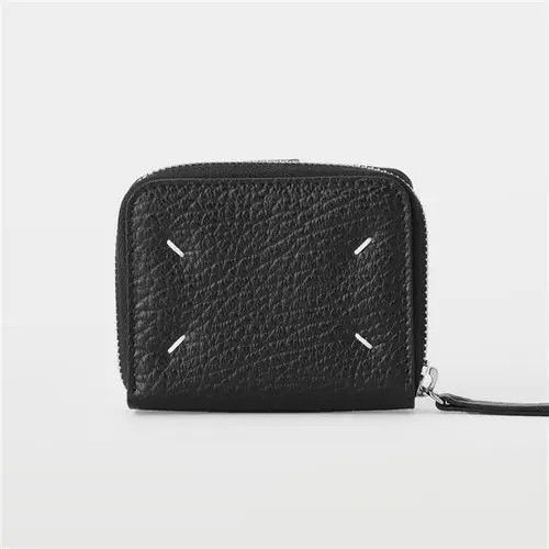 Maison Margiela o1mle0126 Size: OS / Unisex Four Stitch Leather Coin Pouch Size ONE SIZE - 4 Thumbnail