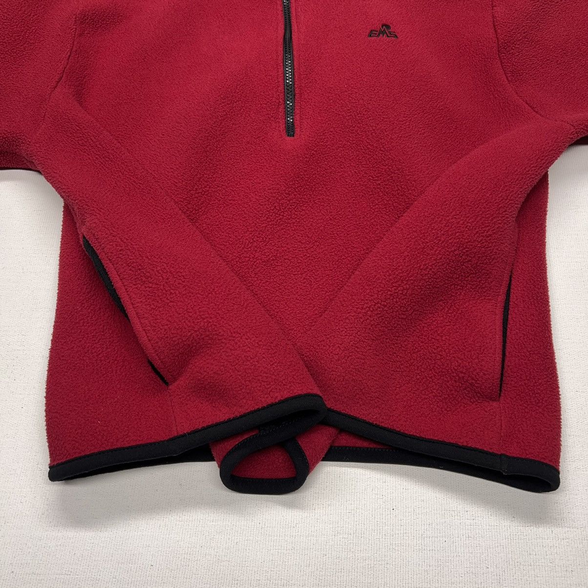 Eastern Mountain Sports × Vintage VTG Eastern Mountain Sports Fleece Red Sweater Full Zip Y2K Size XL / US 12-14 / IT 48-50 - 12 Thumbnail