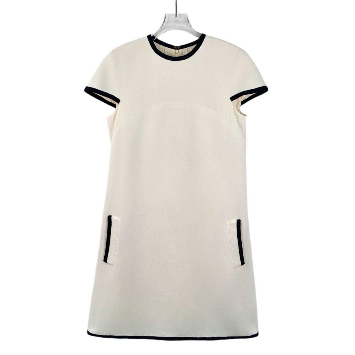 Thom Browne Thom Browne Tee – Off-White Cotton Crewneck (Size 42) Size M / US 6-8 / IT 42-44 - 1 Thumbnail