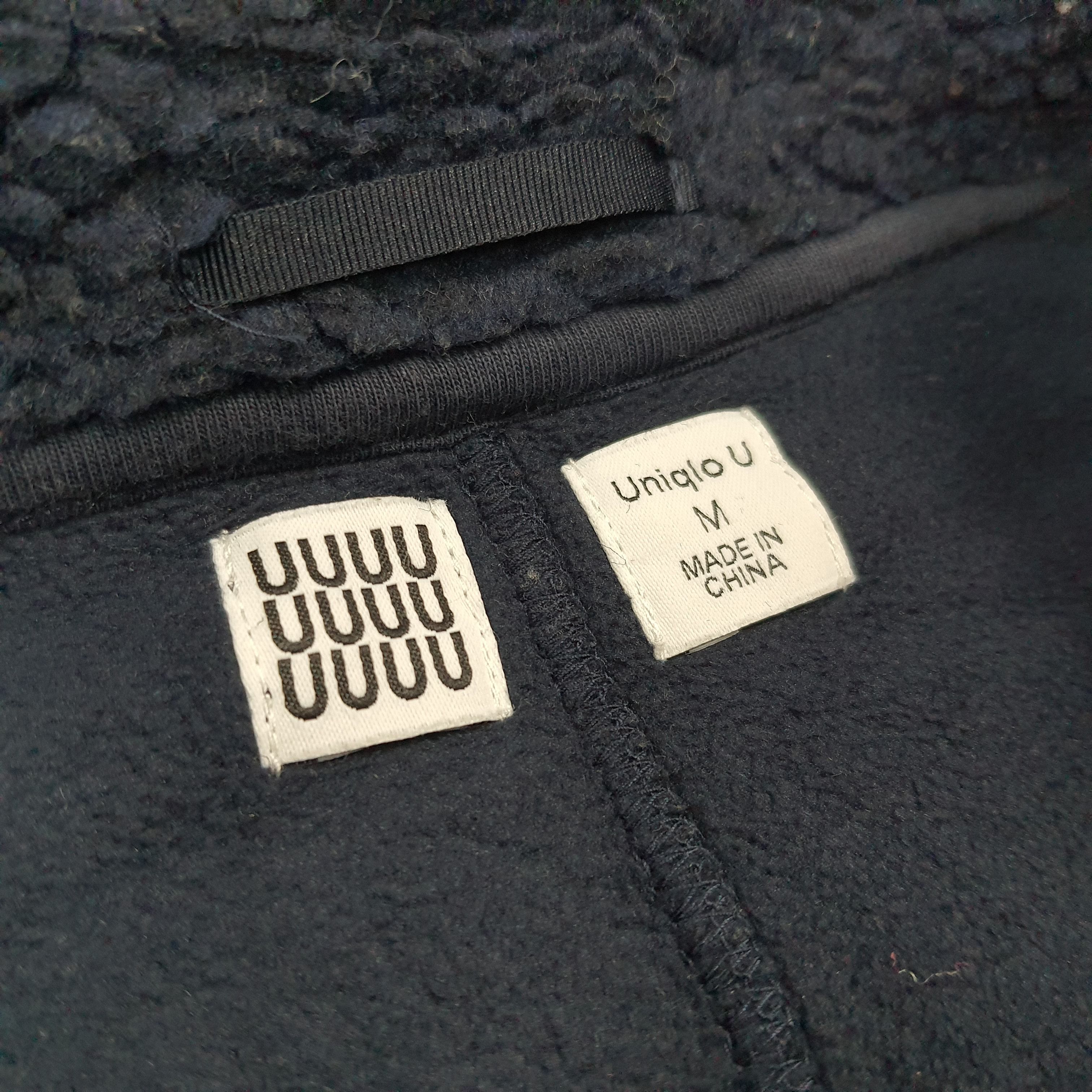 Undercover × Uniqlo Vintage Uniqlo U Fleece Boxy Undercover Custom Logo C274N16 Size US M / EU 48-50 / 2 - 4 Thumbnail