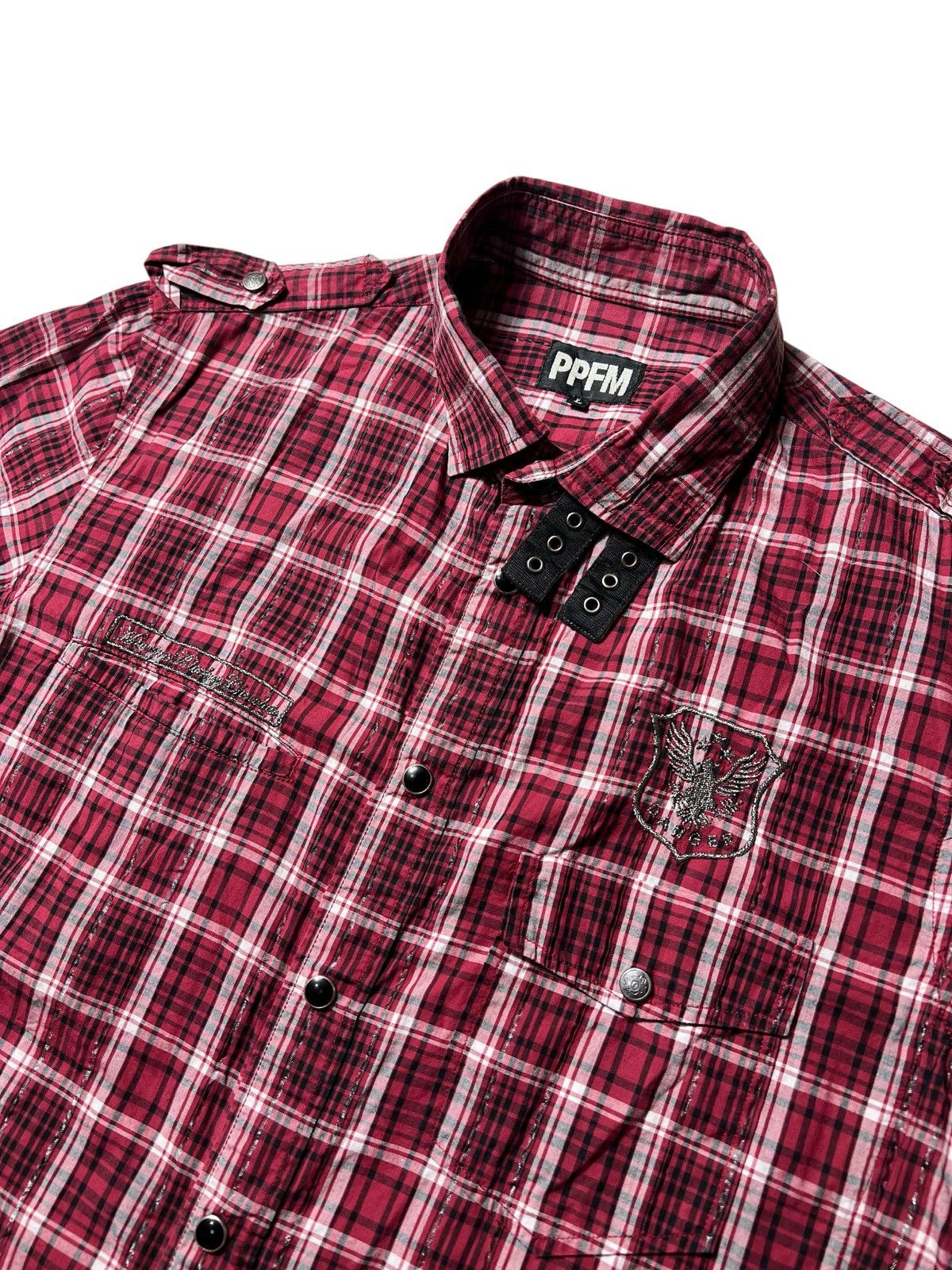 PPFM Ppfm Bondage Gothic Vkeii Grunge Button Shirt Size US L / EU 52-54 / 3 - 5 Thumbnail