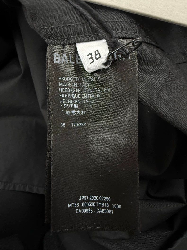 Balenciaga Balenciaga size 38 Nasa embroidered logo black shirt jacket Size US M / EU 48-50 / 2 - 4 Thumbnail